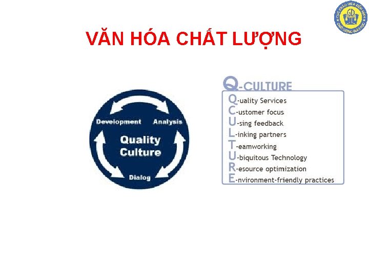 VĂN HÓA CHẤT LƯỢNG 