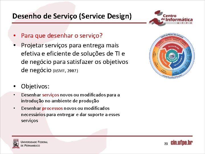 Desenho de Serviço (Service Design) • Para que desenhar o serviço? • Projetar serviços