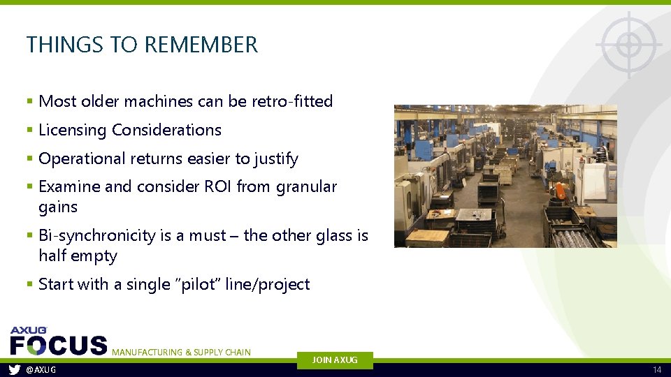 THINGS TO REMEMBER § Most older machines can be retro-fitted § Licensing Considerations § THINGS TO REMEMBER § Most older machines can be retro-fitted § Licensing Considerations §