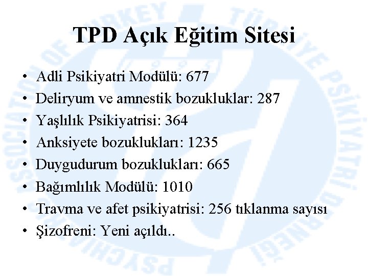 TPD Açık Eğitim Sitesi • • Adli Psikiyatri Modülü: 677 Deliryum ve amnestik bozukluklar: