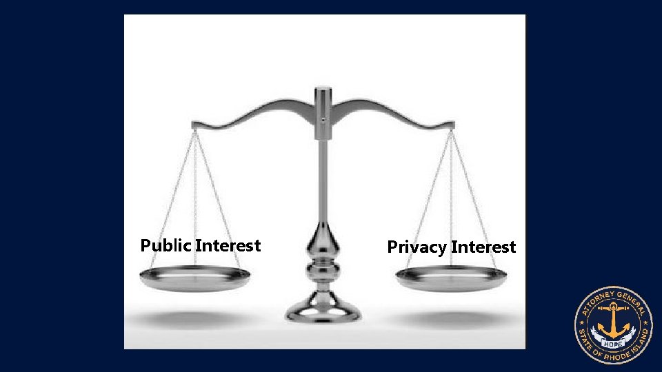 Public Interest Privacy Interest 