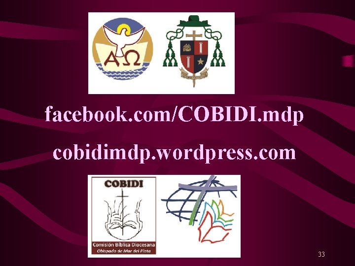 facebook. com/COBIDI. mdp cobidimdp. wordpress. com 33 