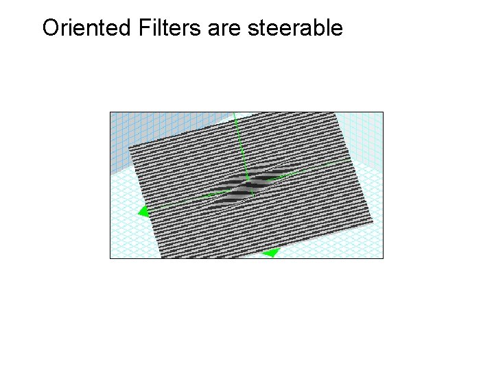 Oriented Filters are steerable 