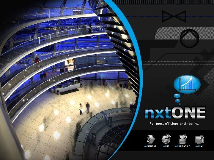 For most efficient engineering nxt. STUDIO nxt. LIB nxt. RT 61499 F nxt. HMI
