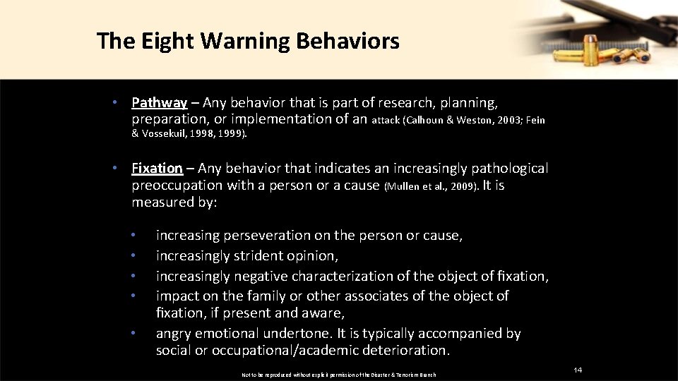 ACTIVE SHOOTER FROM PATHWAY TO VIOLENCE TO ROAD