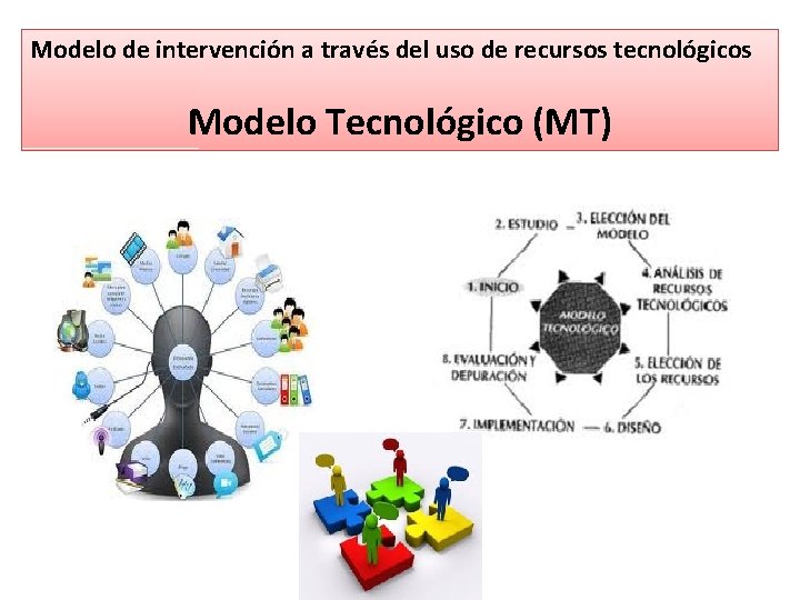 Modelo de intervención a través del uso de recursos tecnológicos Modelo Tecnológico (MT) 