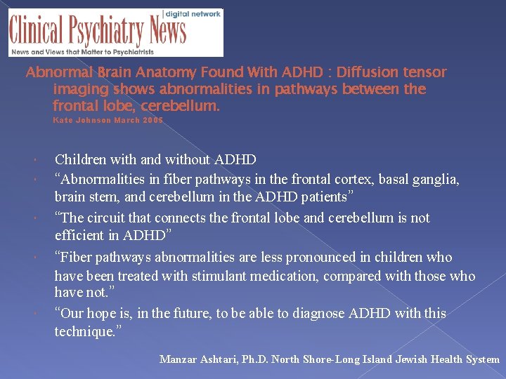 Neuroscience Update Executive Functions Dyslexia DTI Vincent P