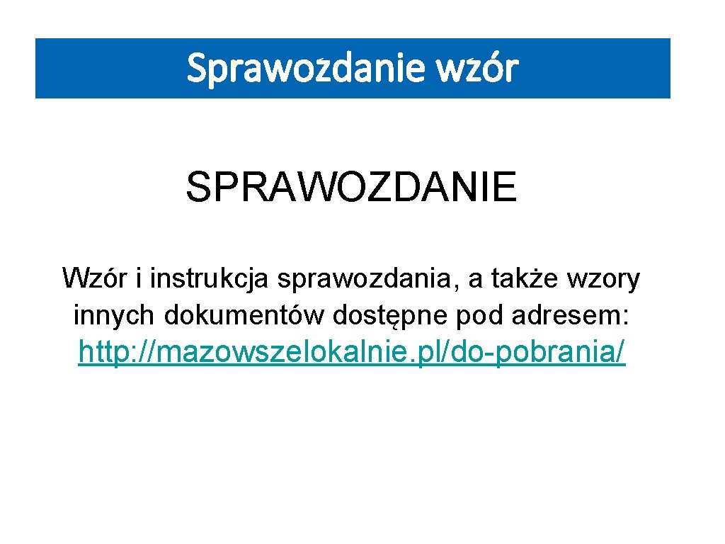 Sprawozdanie wzór SPRAWOZDANIE Wzór i instrukcja sprawozdania, a także wzory innych dokumentów dostępne pod Sprawozdanie wzór SPRAWOZDANIE Wzór i instrukcja sprawozdania, a także wzory innych dokumentów dostępne pod