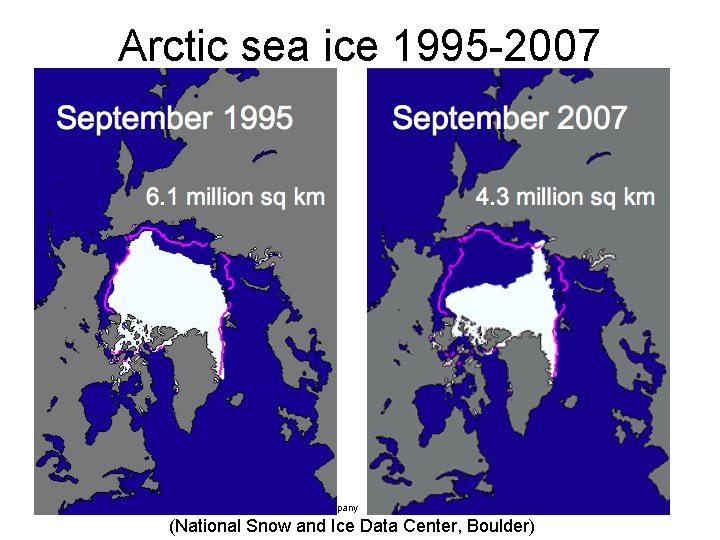 Arctic sea ice 1995 -2007 Jordan, The Essential Earth 1 e © 2008 by