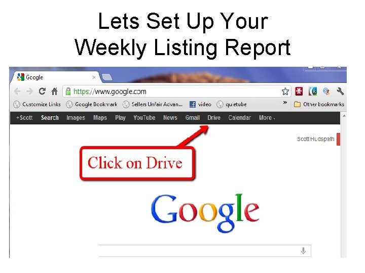 Lets Set Up Your Weekly Listing Report Lets Set Up Your Weekly Listing Report