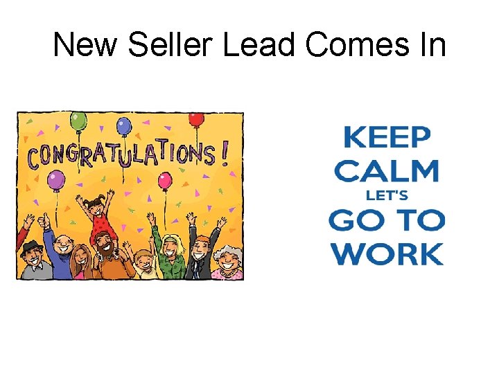 New Seller Lead Comes In New Seller Lead Comes In