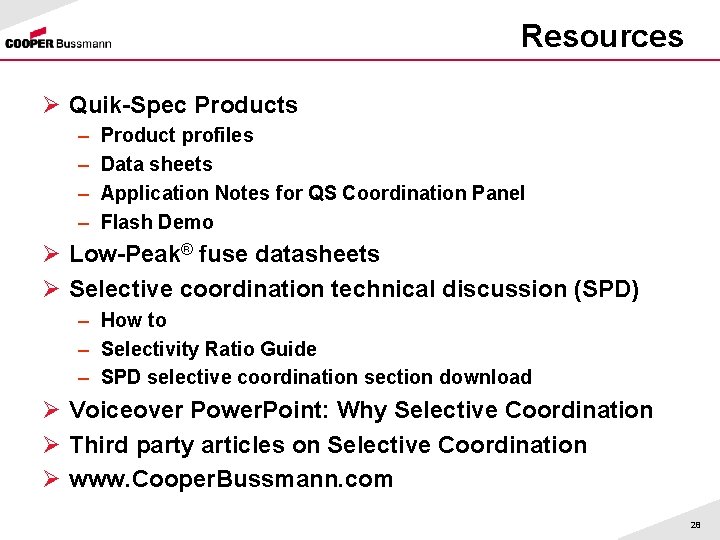 Resources Ø Quik-Spec Products – – Product profiles Data sheets Application Notes for QS
