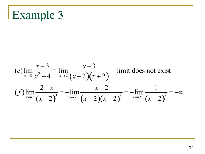 Example 3 87 