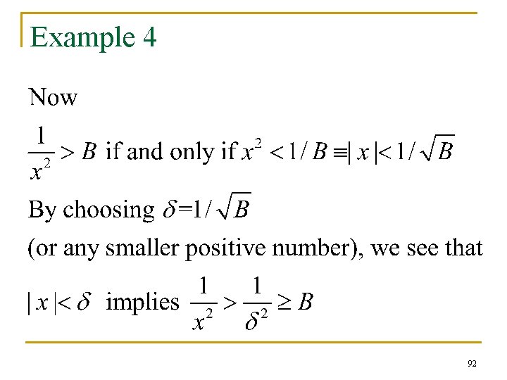Example 4 92 
