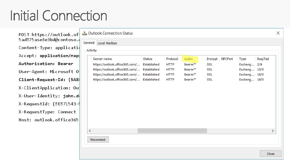 POST https: //outlook. office 365. com/mapi/emsmdb/? Mailbox. Id=agd 3482 b 1 -d 18 e-4 POST https: //outlook. office 365. com/mapi/emsmdb/? Mailbox. Id=agd 3482 b 1 -d 18 e-4
