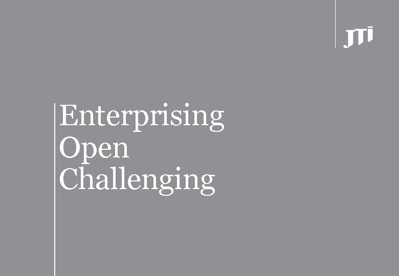 Enterprising Open Challenging 