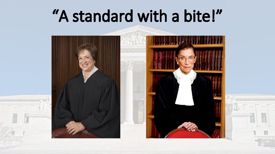 “A standard with a bite!” “A standard with a bite!”