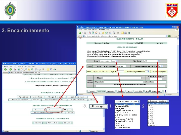 3. Encaminhamento 3. 1. 2. 