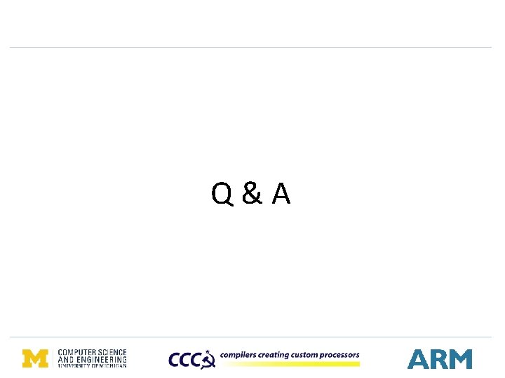 Q & A Q & A