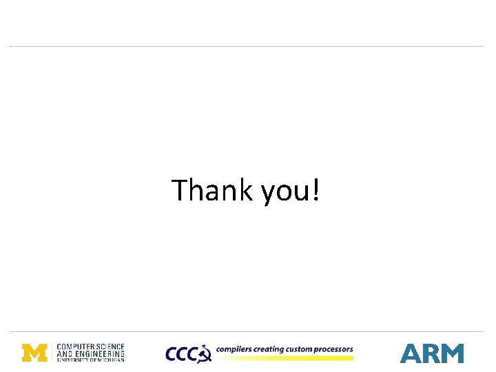 Thank you! Thank you!