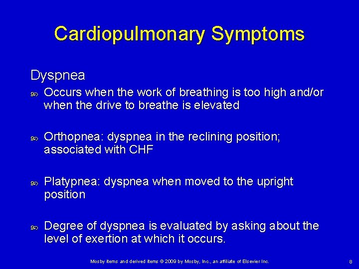 Chapter 15 Bedside Assessment of the Patient Objectives