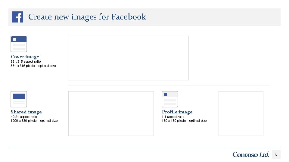 Create new images for Facebook Cover image 851: 315 aspect ratio 851 x 315