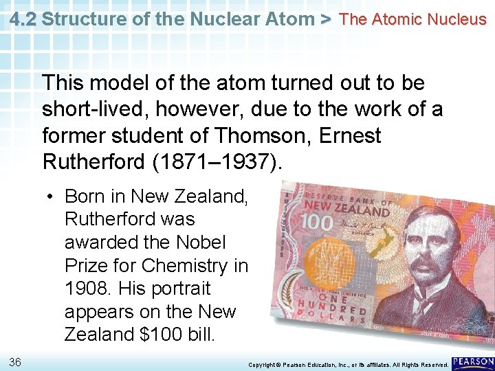 4. 2 Structure of the Nuclear Atom > The Atomic Nucleus This model of