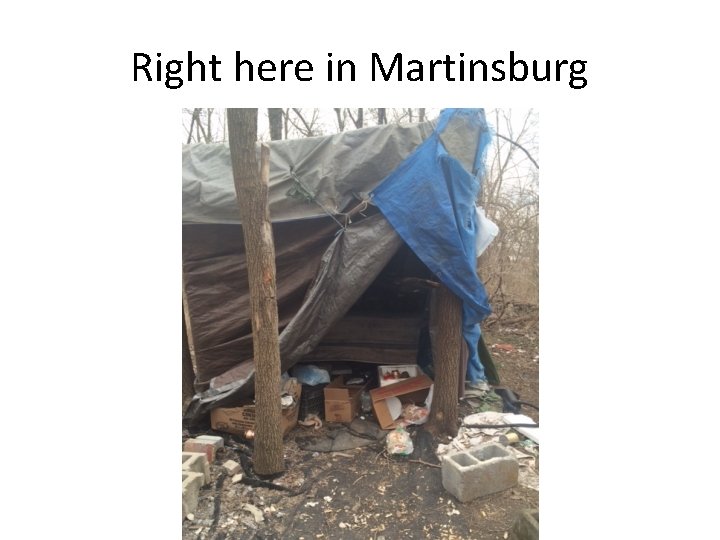 Right here in Martinsburg 