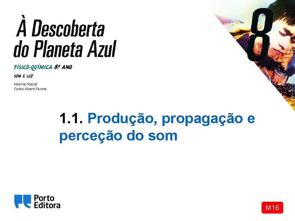 1. 1. Produção, propagação e perceção do som M 16 