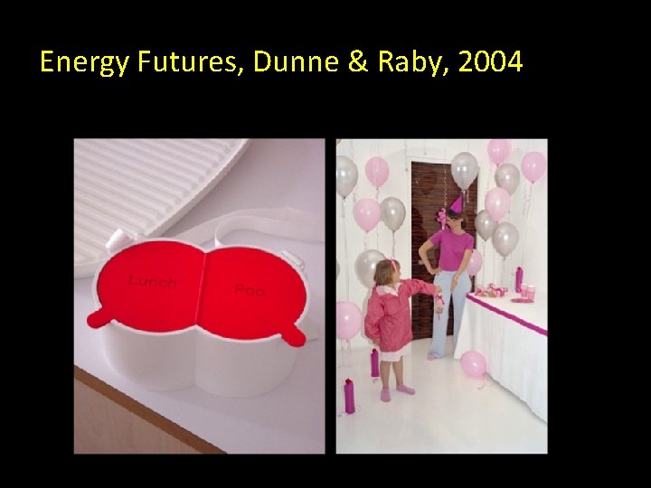 Energy Futures, Dunne & Raby, 2004 