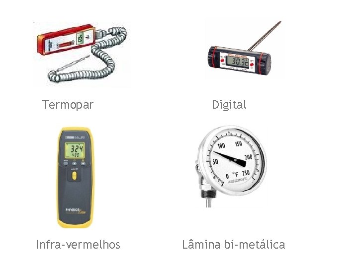 Termopar Infra-vermelhos Digital Lâmina bi-metálica 