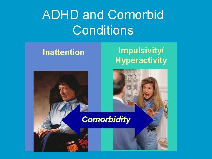 ADHD and Comorbid Conditions Inattention Impulsivity/ Hyperactivity Comorbidity 