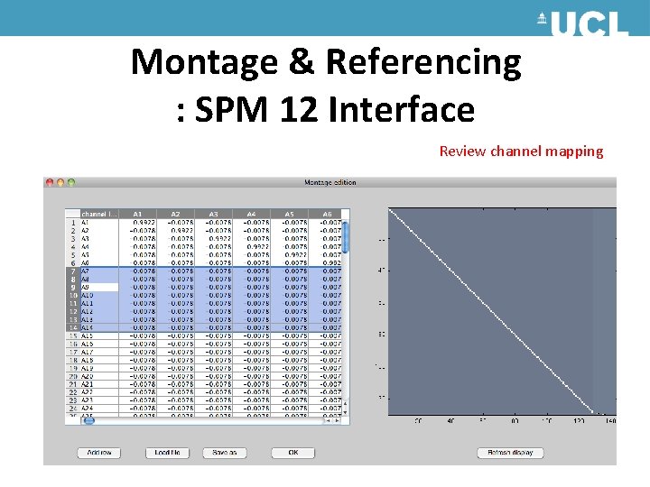 Montage & Referencing : SPM 12 Interface Review channel mapping Montage & Referencing : SPM 12 Interface Review channel mapping