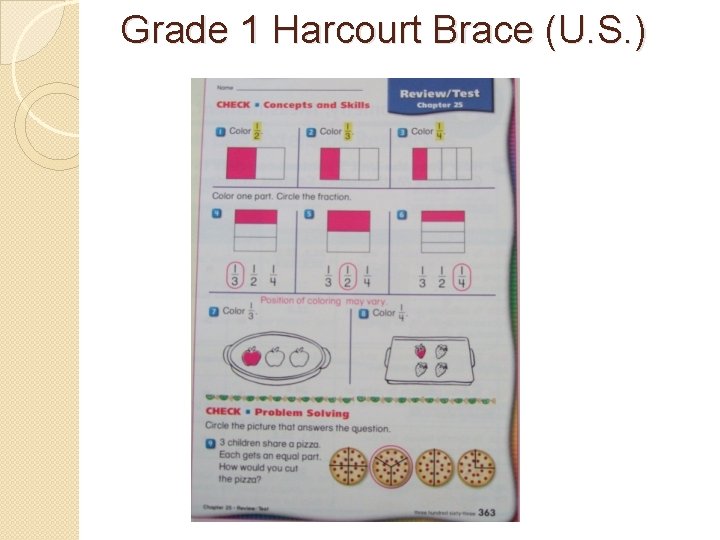 Grade 1 Harcourt Brace (U. S. ) 