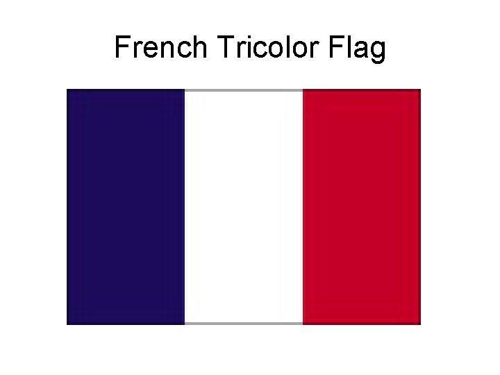 French Tricolor Flag 