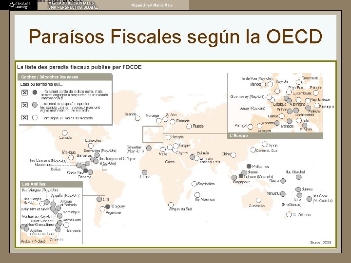Paraísos Fiscales según la OECD Paraísos Fiscales según la OECD