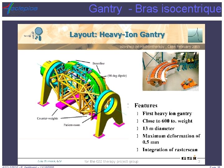 Gantry - Bras isocentrique 
