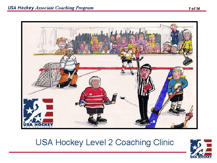 USA Hockey Associate Coaching Program USA Hockey Level 2 Coaching Clinic 1 of 54
