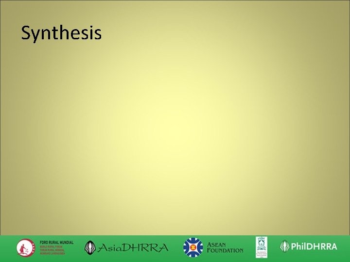 Synthesis 