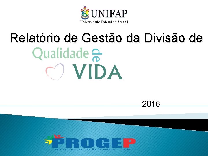 Relatório de Gestão da Divisão de 2016 