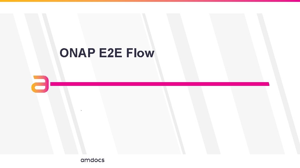 ONAP E 2 E Flow ` ONAP E 2 E Flow `