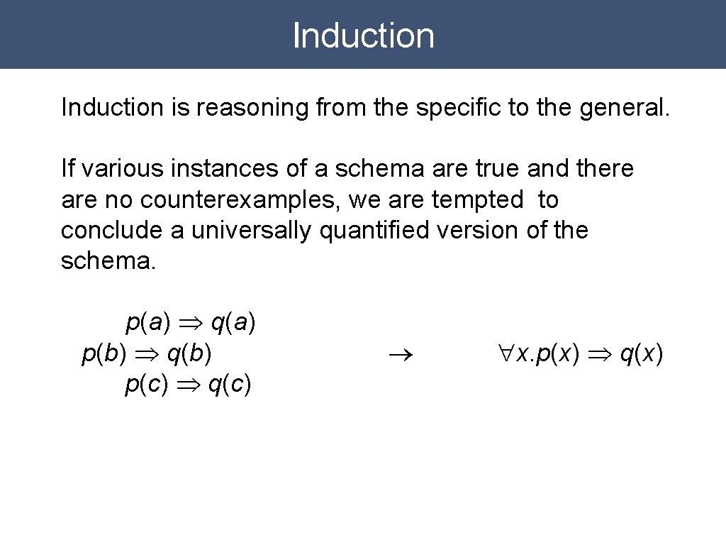 Introduction To Logic Induction Michael Genesereth Computer Science
