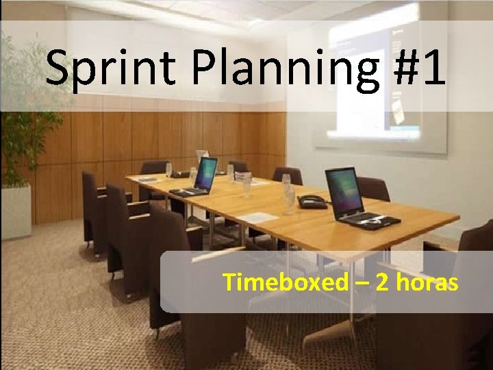 Sprint Planning #1 Timeboxed – 2 horas 