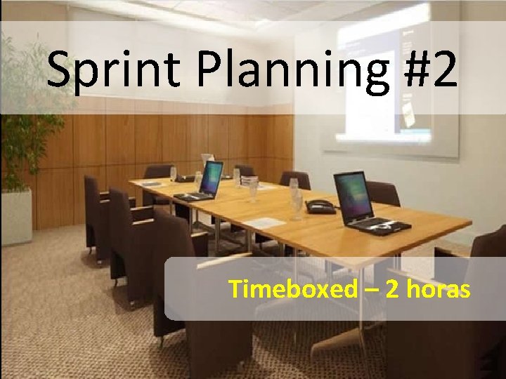 Sprint Planning #2 Timeboxed – 2 horas 
