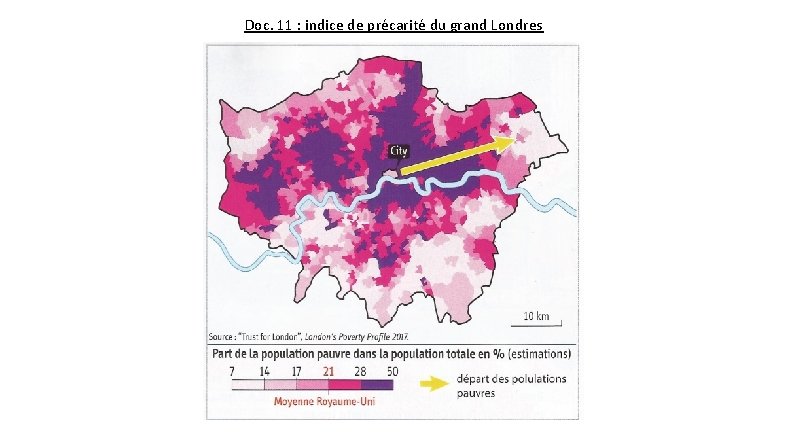 Doc. 11 : indice de précarité du grand Londres 