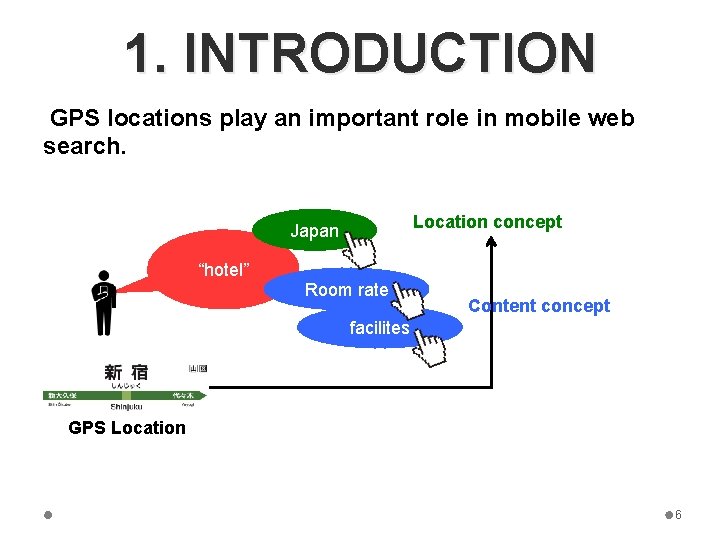 1. INTRODUCTION GPS locations play an important role in mobile web search. Location concept