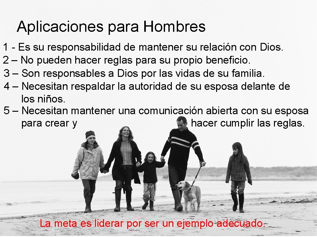 Aplicaciones para Hombres 1 - Es su responsabilidad de mantener su relación con Dios.