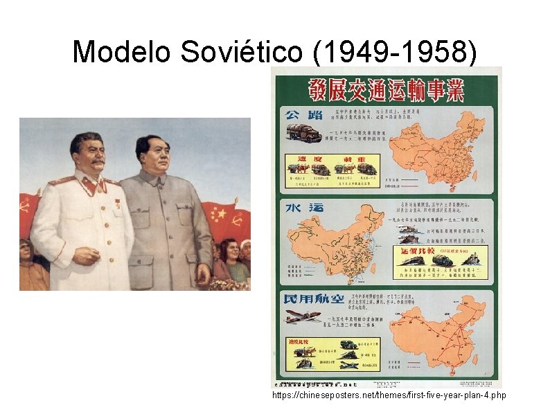 Modelo Soviético (1949 -1958) https: //chineseposters. net/themes/first-five-year-plan-4. php 