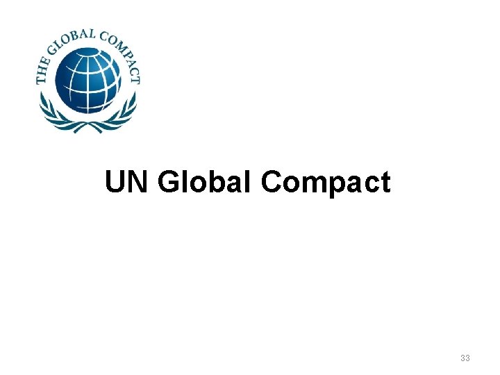 UN Global Compact 33 