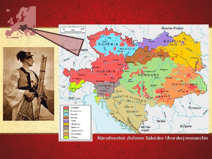 Národnostné zloženie Rakúsko‐Uhorskej monarchie 